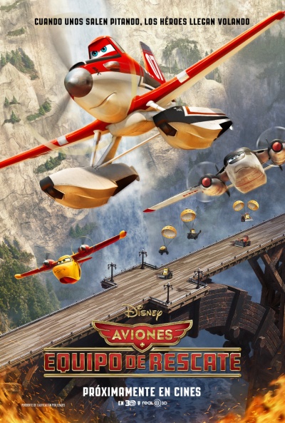 Cartel de Aviones: Equipo de rescate (Planes: Fire and rescue)