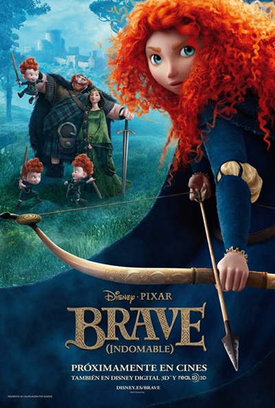 Cartel de Brave (Indomable) (Brave)