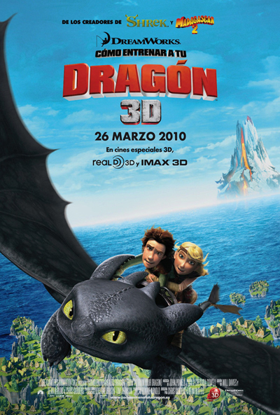 Cartel de Cómo entrenar a tu dragón (How to Train your Dragon)