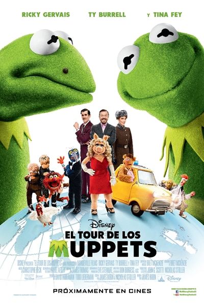 Cartel de El tour de los Muppets (Muppets Most Wanted)