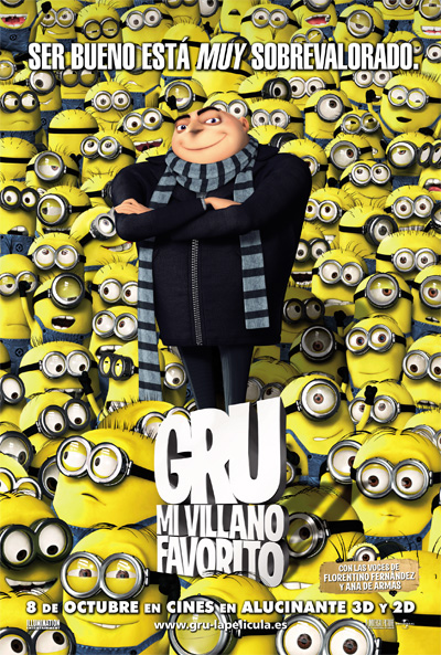 Cartel de Gru: Mi villano favorito (Despicable Me)