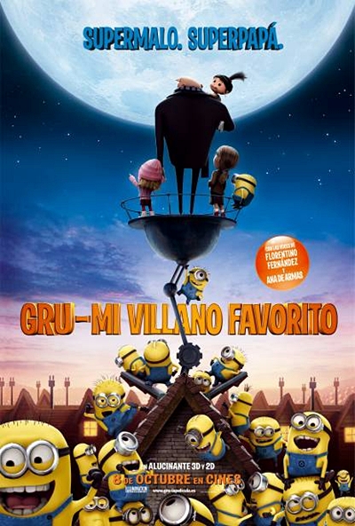 Cartel de Gru: Mi villano favorito (Despicable Me)