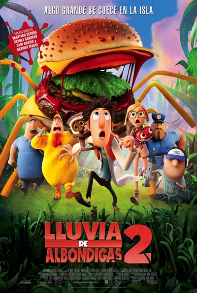 Cartel de Lluvia de Albóndigas 2 (Cloudy 2: Revenge of the Leftovers)