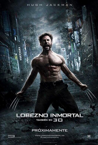 Cartel de Lobezno inmortal (The Wolverine)