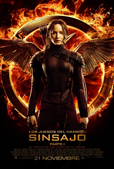 Cartel de Los juegos del hambre: Sinsajo. Parte 1 (The Hunger Games: Mockingjay Part 1)