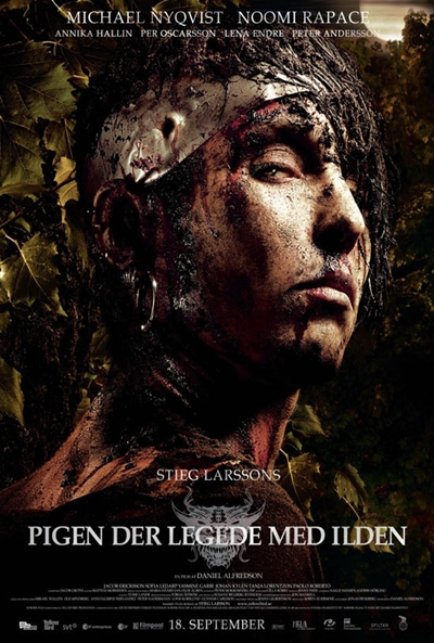 Téaser Póster de Millennium 2: La Chica que Soñaba con una Cerilla y un Bidón de Gasolina (Flickan som Lekte med Elden)