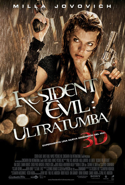Cartel de Resident Evil: Ultratumba (Resident Evil: Afterlife)