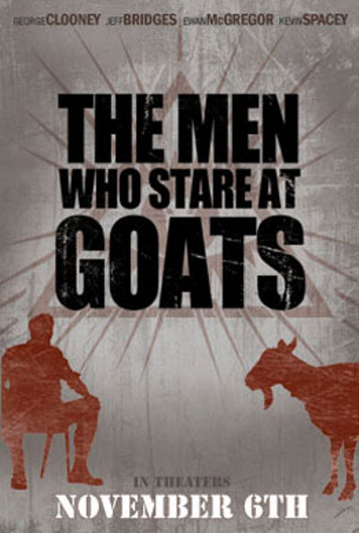 T�aser P�ster de Los hombres que miraban fijamente a las cabras (The Men Who Stare at Goats)