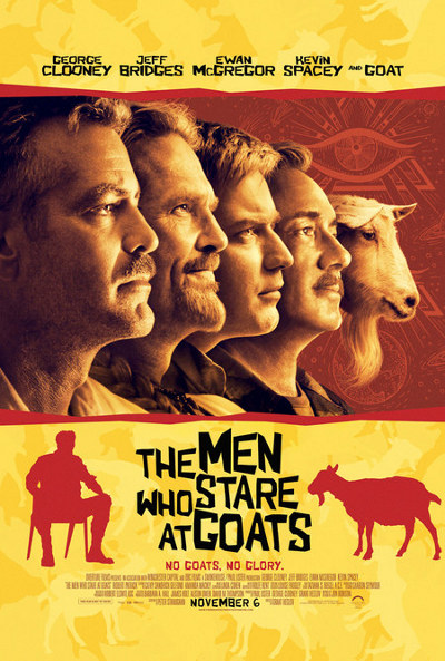 P�ster de Los hombres que miraban fijamente a las cabras (The Men Who Stare at Goats)