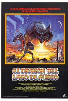 El dragón del lago de fuego Imagen de El dragón del lago de fuego