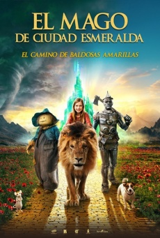 El mago de Ciudad Esmeralda. El camino de baldosas amarillas Imagen de El mago de Ciudad Esmeralda. El camino de baldosas amarillas