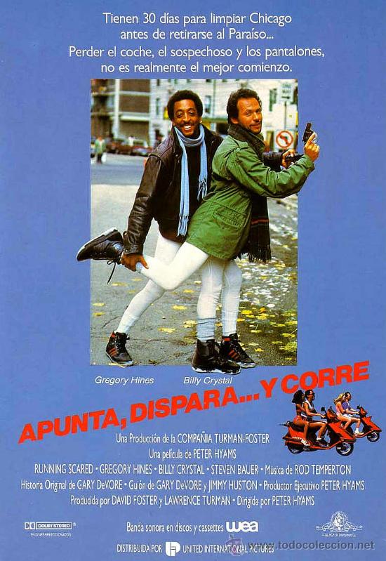 Póster de Apunta, dispara... y corre