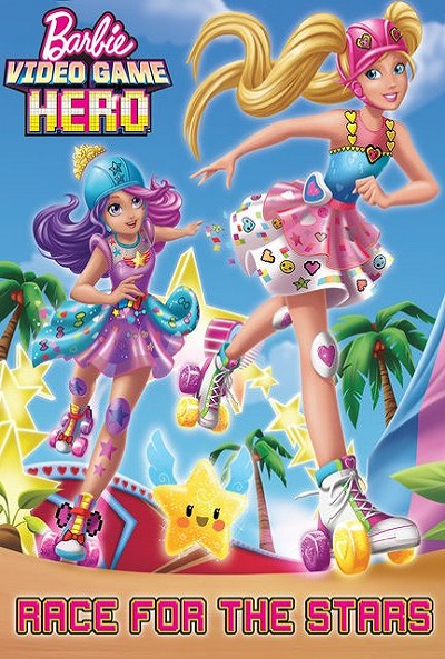 Póster de Barbie en un mundo de videojuegos