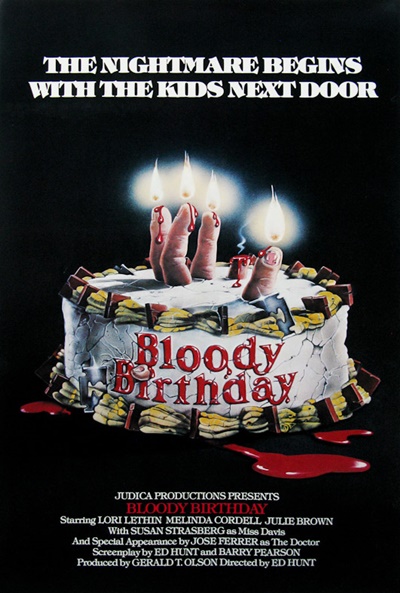 Póster de Cumpleaños sangriento