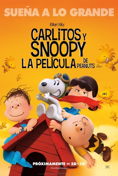 Póster de Carlitos y Snoopy. La película de Peanuts