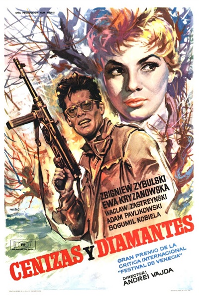 Póster de Cenizas y diamantes