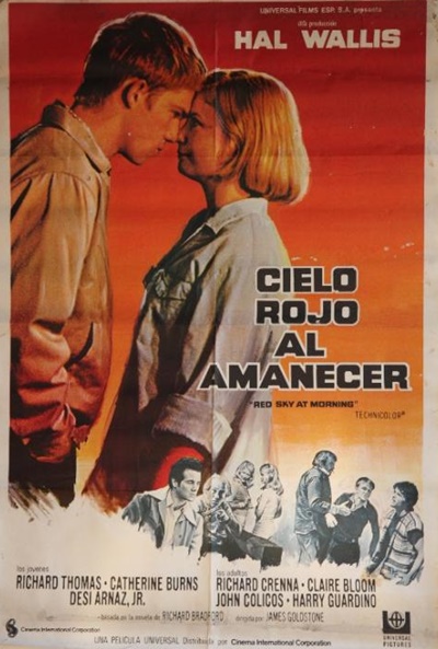 Póster de Cielo rojo al amanecer