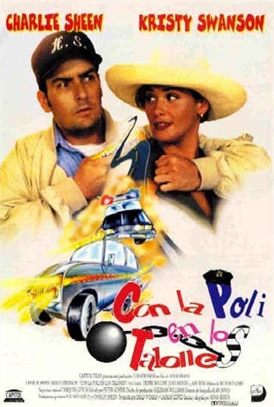 Póster de Con la poli en los talones