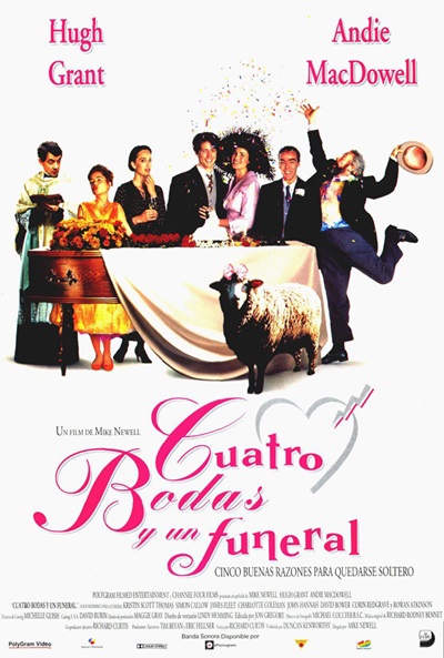 Póster de Cuatro bodas y un funeral