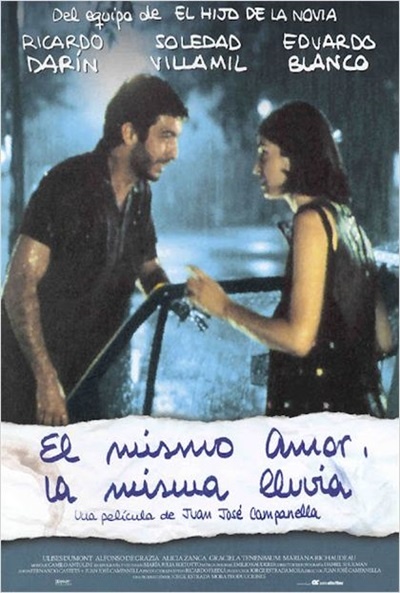 Póster de El mismo amor, la misma lluvia