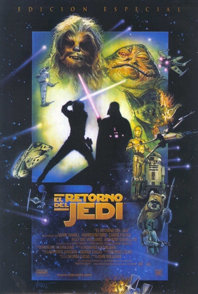 Póster de La guerra de las galaxias. Episodio VI: El retorno del Jedi