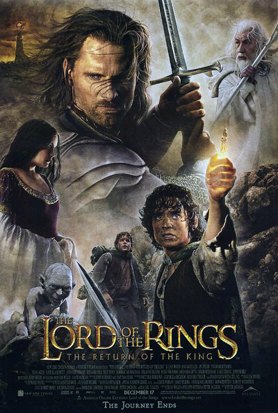 Póster de El señor de los anillos: El retorno del rey