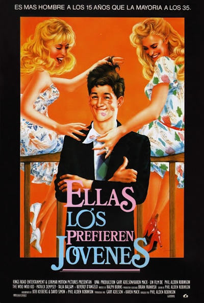 Póster de Ellas los prefieren jóvenes
