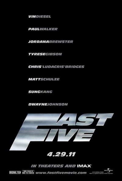 Póster de Fast & Furious 5