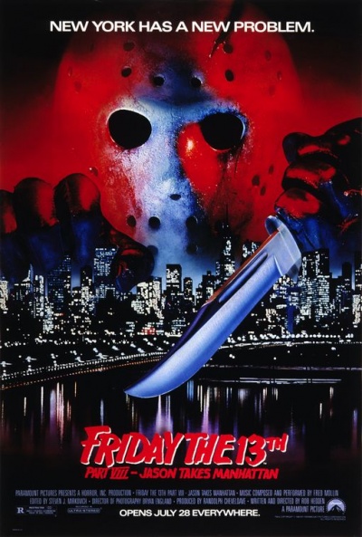 Póster de Viernes 13. Parte VIII: Jason vuelve... para siempre
