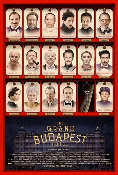 Póster de El gran hotel Budapest