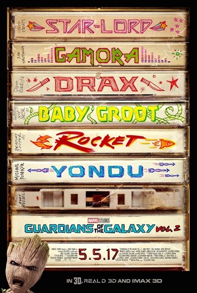 Póster de Guardianes de la Galaxia Vol. 2