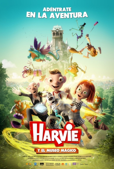 Póster de Harvie y el museo mágico