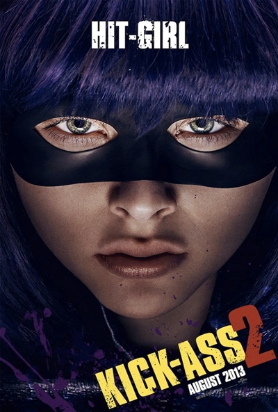 Póster de Kick-Ass 2, con un par