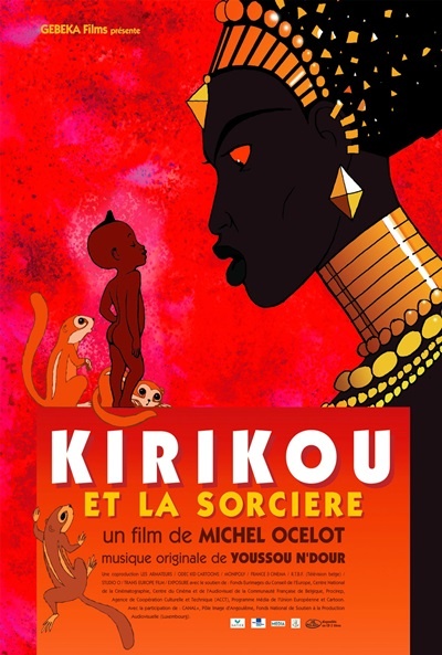 Póster de Kirikú y la bruja