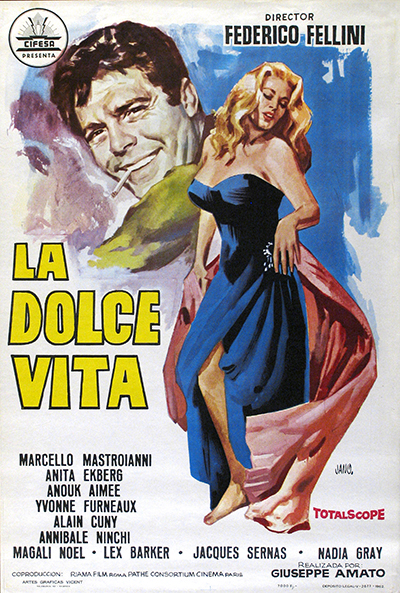 Póster de La Dolce Vita