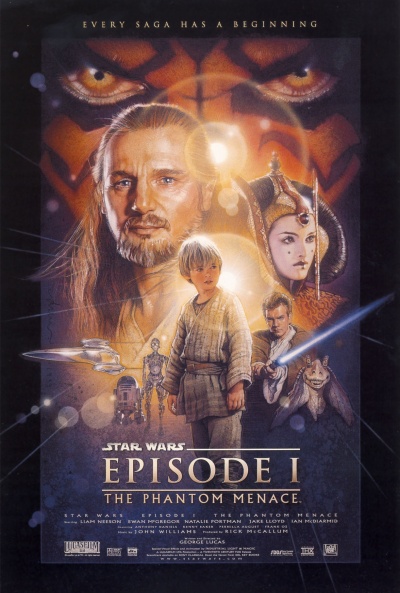 Póster de Star Wars: Episodio I. La amenaza fantasma