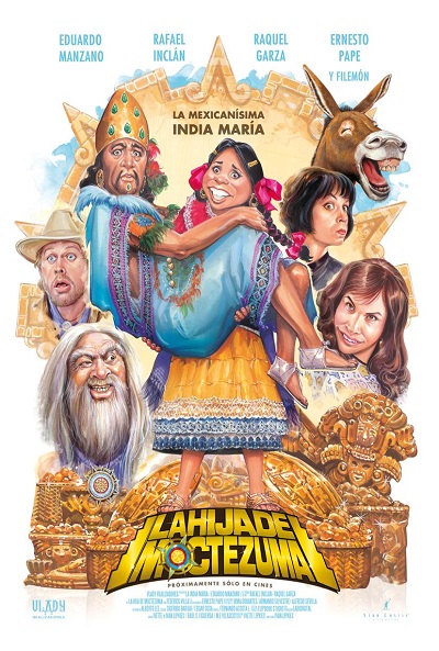 Póster de La hija de Moctezuma