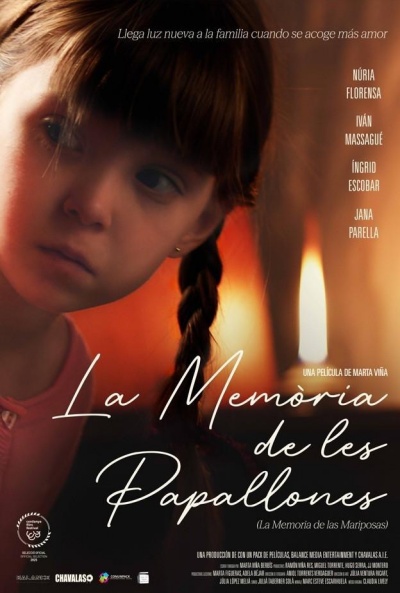 Póster de La memòria de les papallones (La memoria de las mariposas)