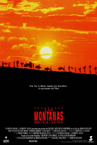 Póster de Las montañas de la luna