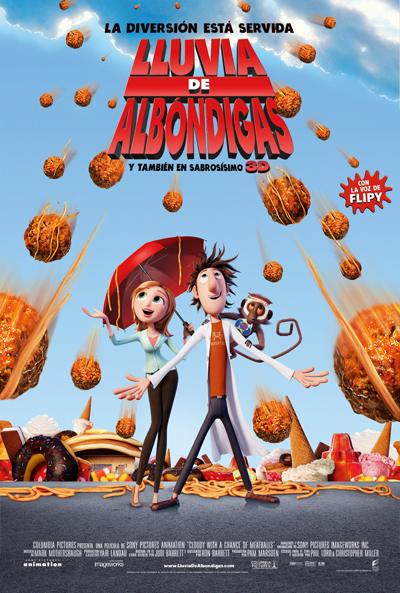 Póster de Lluvia de albóndigas