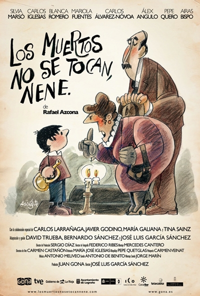 Póster de Los muertos no se tocan, nene