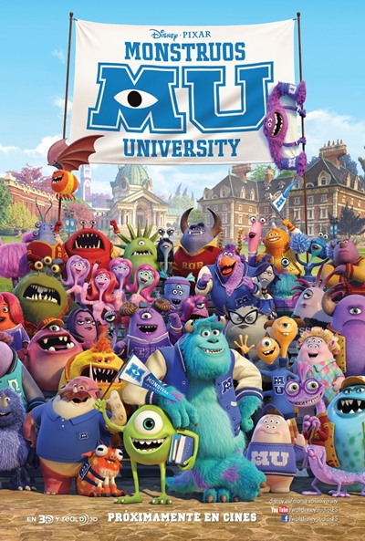 Póster de Monstruos University