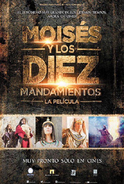 Póster de Moisés y los Diez Mandamientos: La película