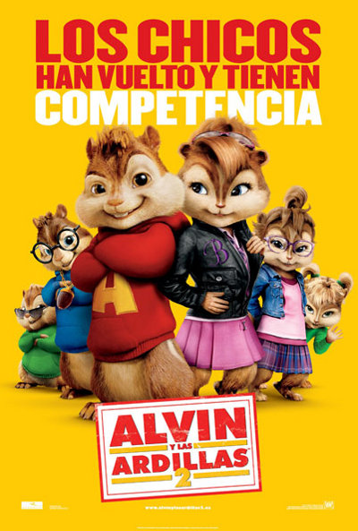 Póster de Alvin y las ardillas 2