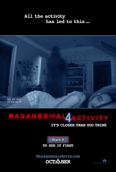 Póster de Paranormal Activity 4