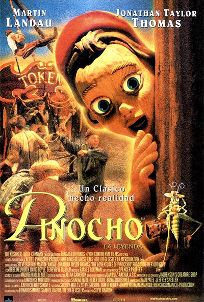 Póster de Pinocho, la leyenda