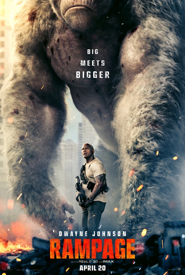 Rampage -- 20/04/18 --  Un gran gorila, Dwayne Johnson y un porrón de efectos visuales Rampage_68209