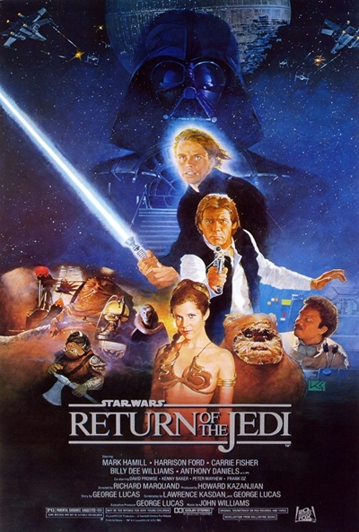 Póster de La guerra de las galaxias. Episodio VI: El retorno del Jedi