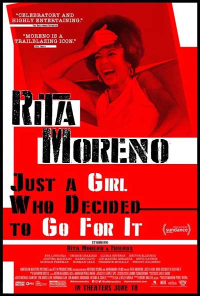 Póster de Rita Moreno: una chica que decidió ir a por todas