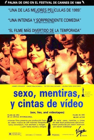 Póster de Sexo, mentiras y cintas de vídeo